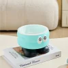 Elevated Pet Dog Cat Bowls Cute Cartoon Eye Big Foot Design Stainless Steel Food Water Bowls for Puppy Kittens Small Pets