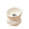 S0686fab008ca49a68758fc5ad37382dfm.webp Pet Supplies Ceramic Cat Bowl Creative Slanted Mouth Dog Food Feeding Basin Non-slip Cute Pet Drinking Feeder Water Container