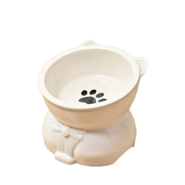 S0686fab008ca49a68758fc5ad37382dfm.webp Pet Supplies Ceramic Cat Bowl Creative Slanted Mouth Dog Food Feeding Basin Non-slip Cute Pet Drinking Feeder Water Container