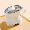 Cute Large Diameter Elevated Cat Bowl Anti-spill Anti-leakage High Foot Bowl Anti-choke Anti-knock Water Bowl Outdoor Use