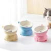 S3fdbdb4db7ca459caf2bdfa96b7cbb71x.webp Pet Supplies Ceramic Cat Bowl Creative Slanted Mouth Dog Food Feeding Basin Non-slip Cute Pet Drinking Feeder Water Container