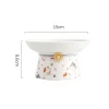 S4b45c3e4f2a14b80be5f30ea18a8be70s.webp Ceramic Cartoon Shaped Bowls for Pet, High Legged, Cervical Vertebra Protection, Drinking Food Bowl, Cat Bowl Supplies, 1Pc