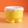 S71662342b23e4561a57a195924fc5f6aI.webp Non-Slip Ceramic Pet Bowl Anti-Spilling Guarded Neck Anti-Overturning Bowl Large Capacity Slow Feeder Bowl Dog Drinking