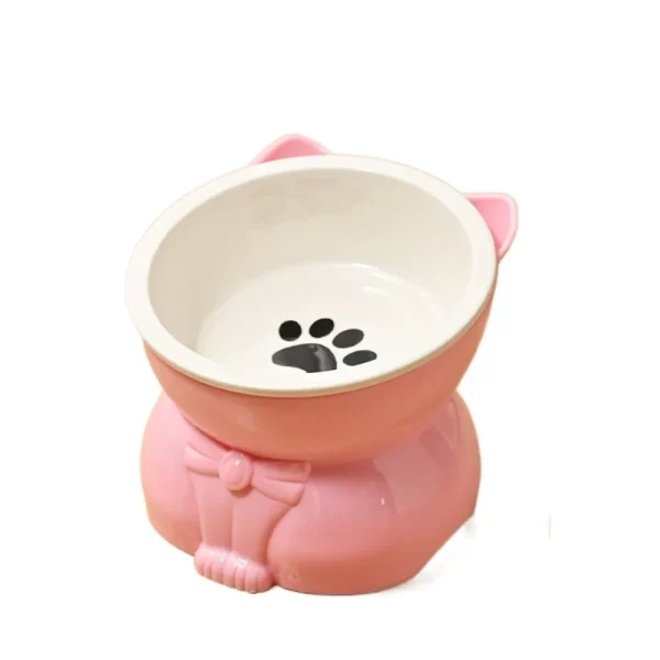 S76ea21c327dd44438a9961046a9aa9eaq.webp Pet Supplies Ceramic Cat Bowl Creative Slanted Mouth Dog Food Feeding Basin Non-slip Cute Pet Drinking Feeder Water Container