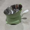 Cute Large Diameter Elevated Cat Bowl Anti-spill Anti-leakage High Foot Bowl Anti-choke Anti-knock Water Bowl Outdoor Use