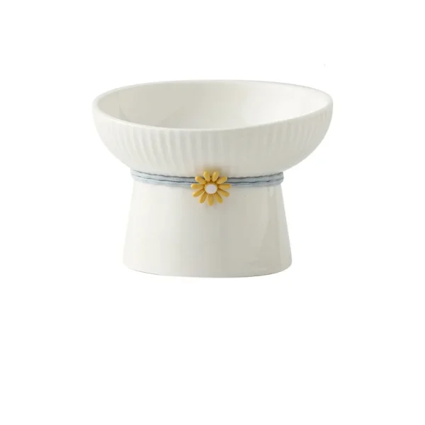 S8ca699933be34cb6a1b5d3904e766090Q.webp Anti Knock Ceramic Cat Bowl Creative Cute Dog Food Feeding Basin Large Capacity Slanted Mouth Pet High Foot Bowl Water Container