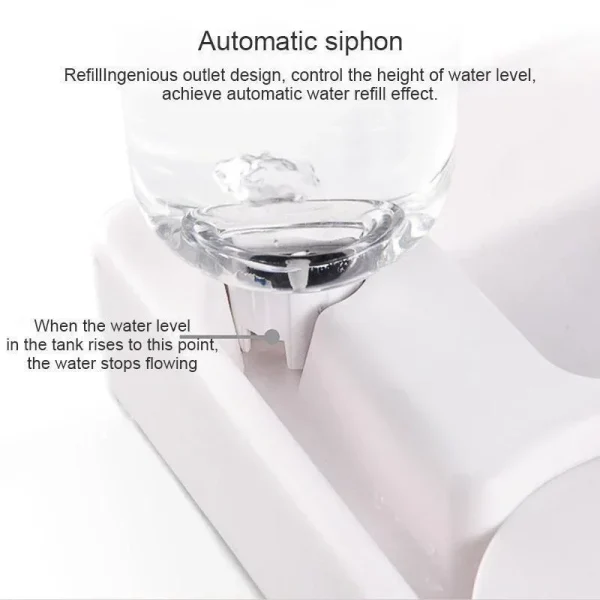 Dog Bowl Pet Automatic Feeder Dog Cat Drinking Bowl Feeding Dispenser Pet Supplies