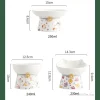 Sb2ddca13d0c9468aad48f8ffad5d8869C.webp Ceramic Cartoon Shaped Bowls for Pet, High Legged, Cervical Vertebra Protection, Drinking Food Bowl, Cat Bowl Supplies, 1Pc