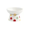 Sbcfc5b2f35d2448f924d17ac4049123dH.webp Anti Knock Ceramic Cat Bowl Creative Cute Dog Food Feeding Basin Large Capacity Slanted Mouth Pet High Foot Bowl Water Container