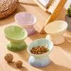 Sc8cf50d4e51244f1b3641414955561148.webp Ceramic Cat Bowl Pet Accessories Drink Water Bowl Diagonal High Feet Cute Protection Cervical Spine Cat Bowl Pet Supplies