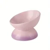 Se81022a544454c1f8bfc6d6b98035c7cp.webp Ceramic Cat Bowl Pet Accessories Drink Water Bowl Diagonal High Feet Cute Protection Cervical Spine Cat Bowl Pet Supplies